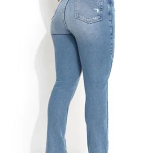 Calça Jeans Boot Cut Desfiada