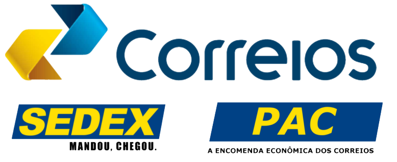 Envio pelos Correios - SEDEX e PAC